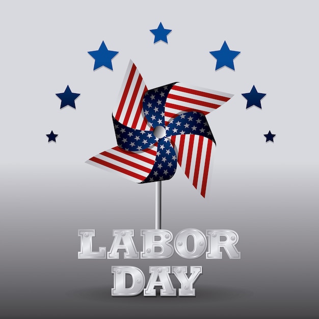 Happy labor day design.