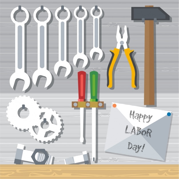 Free vector happy labor day