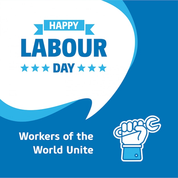 Happy labour day design