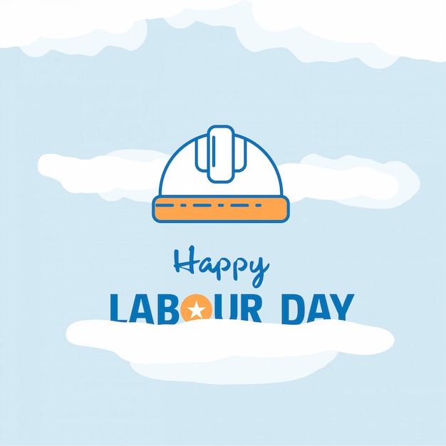 Free vector happy labour day