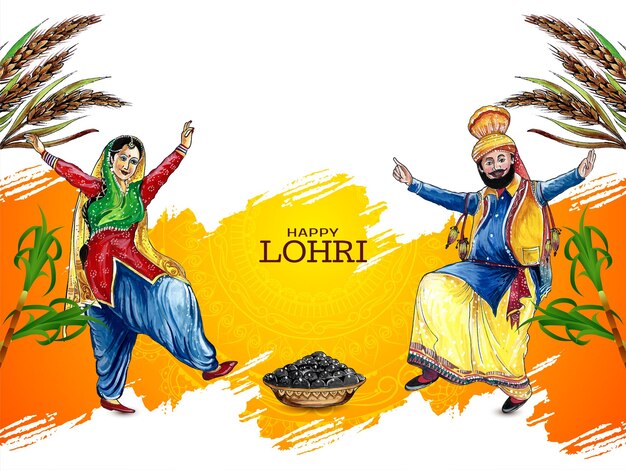 ハッピー ローリ インド文化祭の背景デザイン