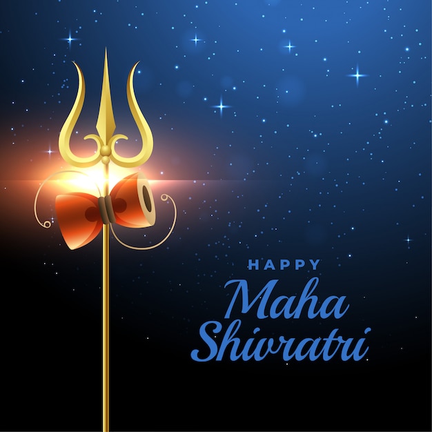 Happy maha shivratri festival greeting