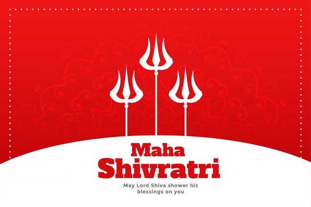 Happy maha shivratri festival wishes background