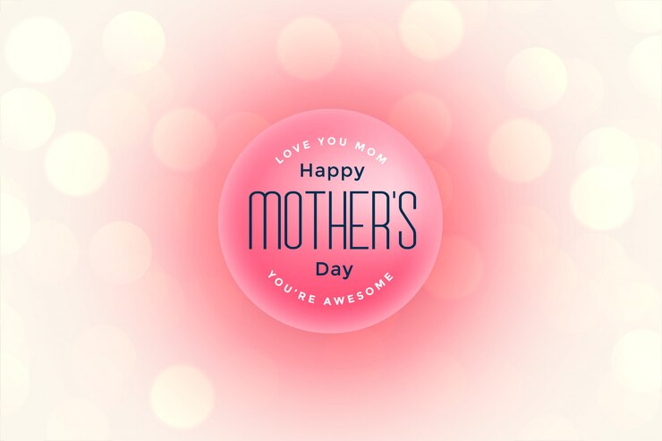 Free Vector happy mother's day beautiful greeting