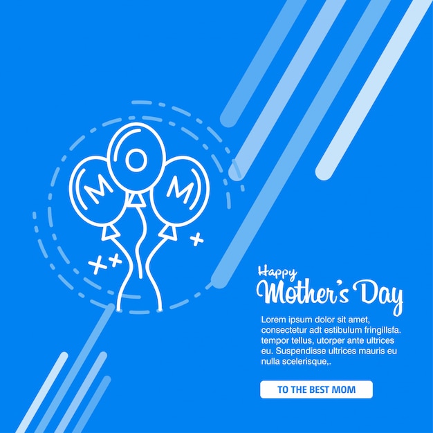 Happy Mother's Day Calligraphy Background