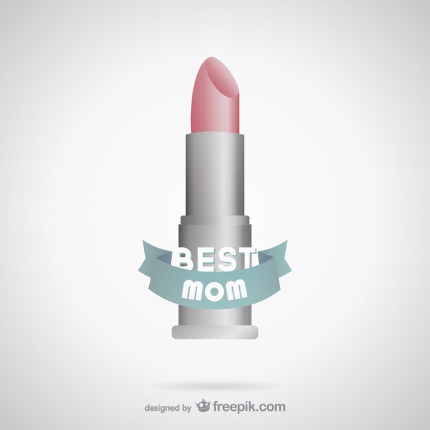 Happy mother's day lipstick design 