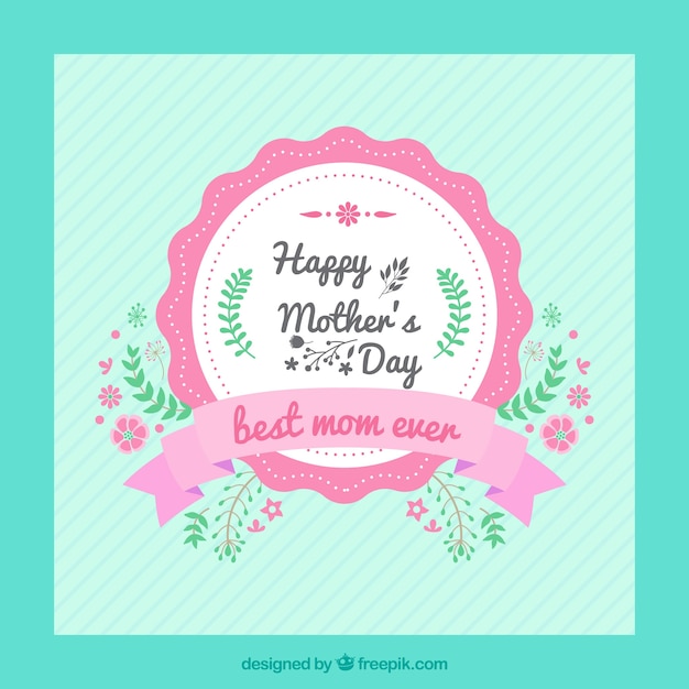 Happy mother's day vintage card