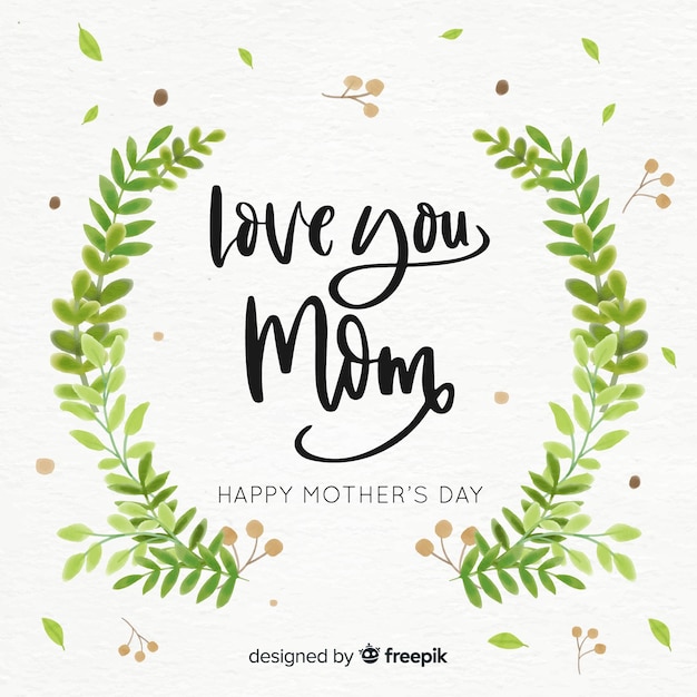 Free vector happy mother's day