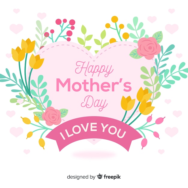 Free vector happy mother's day