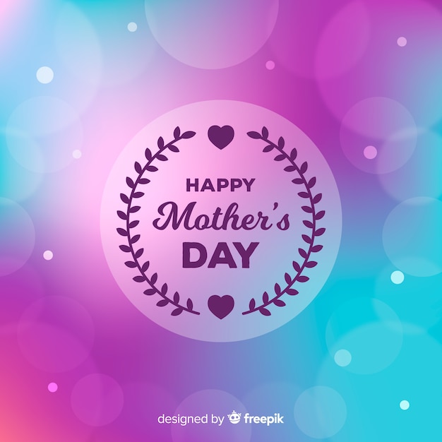 Free vector happy mother's day