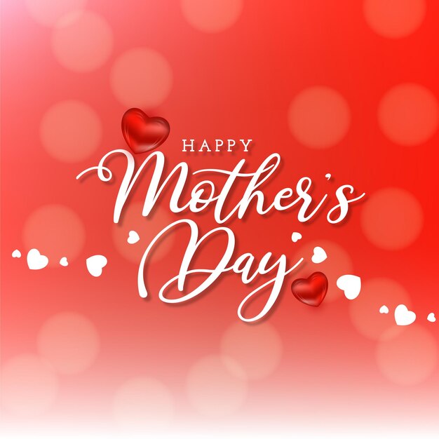 Happy Mothers day adorable lovely background design