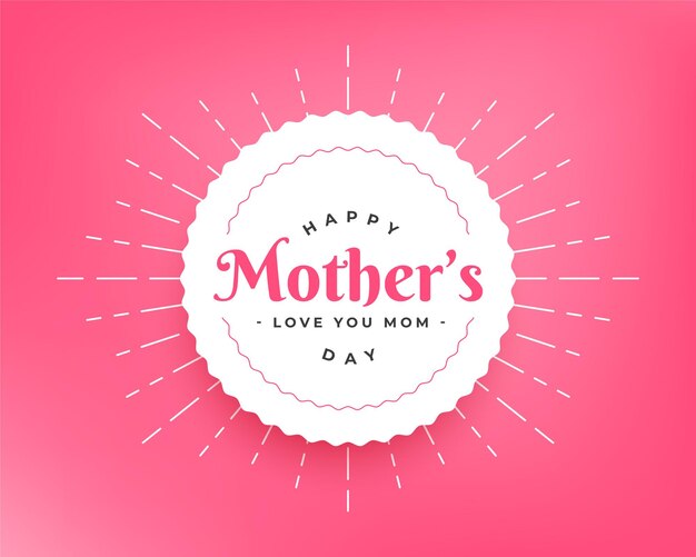 Happy mothers day event poster design