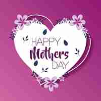 Free vector happy mothers day greeting card