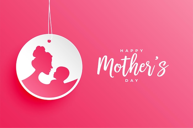 Happy mothers day tag background