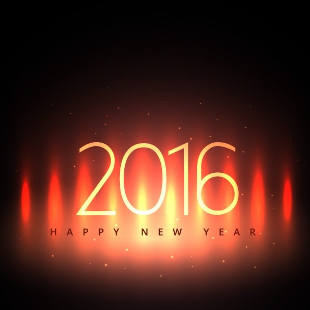 Free vector happy new year 2016 celebration