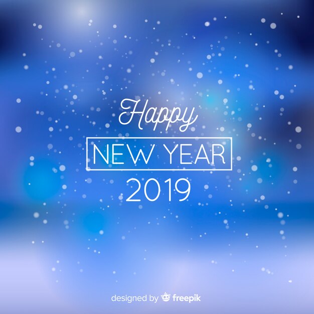 Happy new year 2019 background