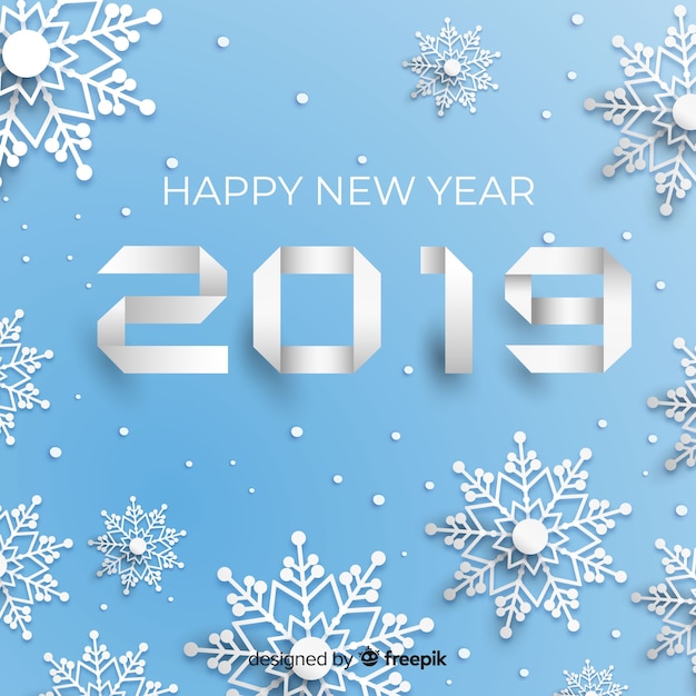 Happy new year 2019 background