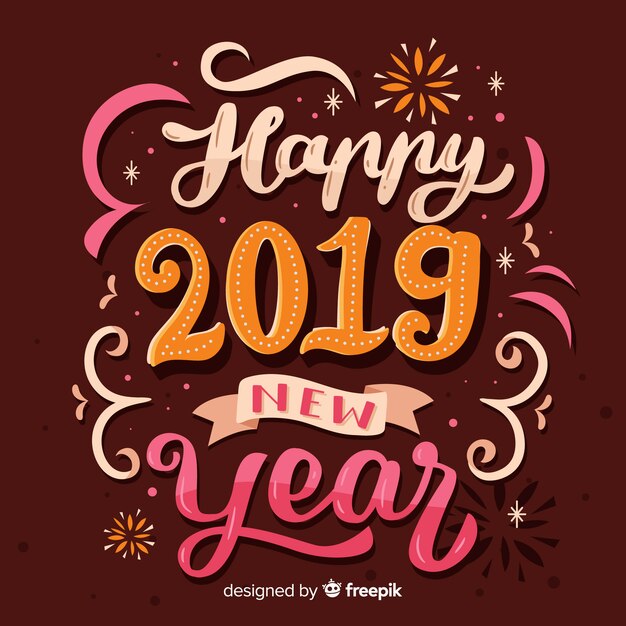 Happy New Year 2019 Background