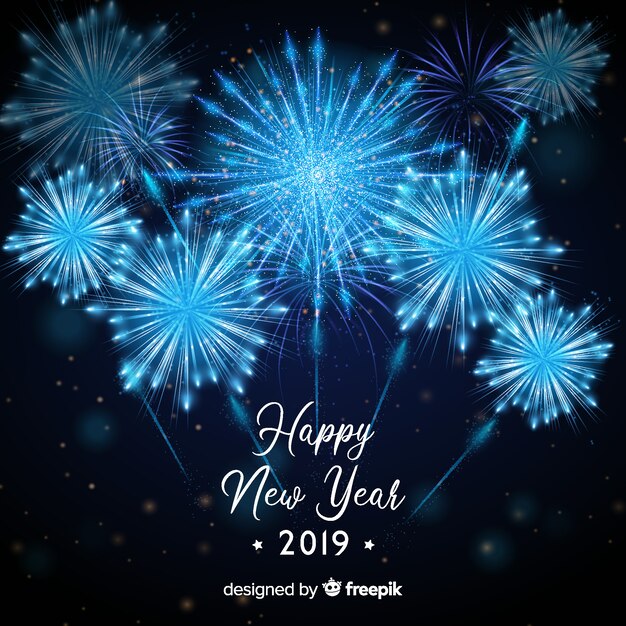 Happy New Year 2019 Background