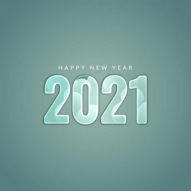 Happy new year 2021 modern stylish background