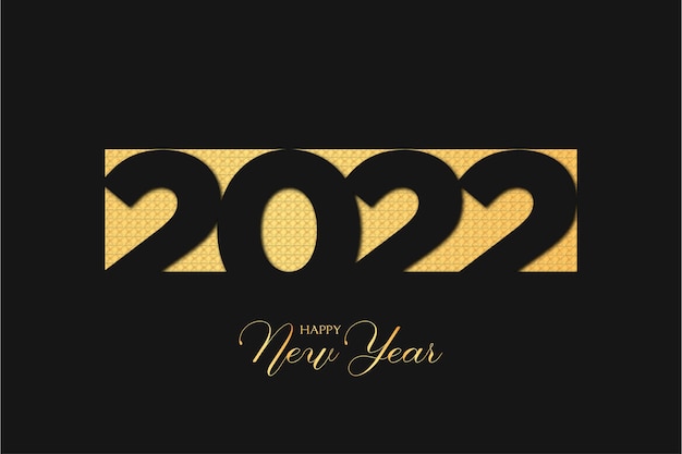 Free vector happy new year 2022 background