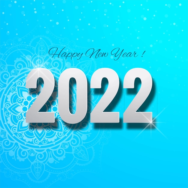 Happy new year 2022 card design