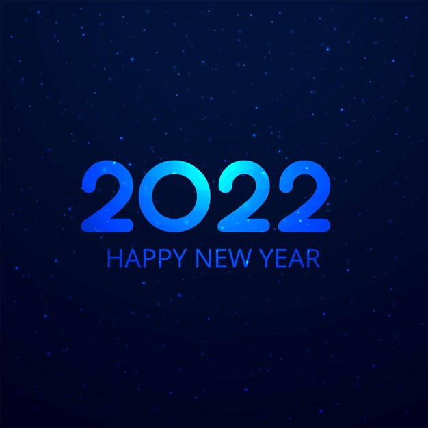 С Новым годом 2022 карты праздник синий фон