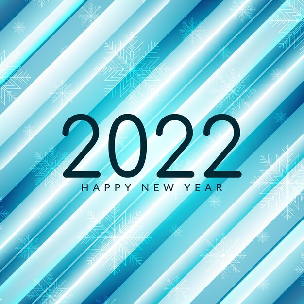 Happy new year 2022 celebration greeting background vector