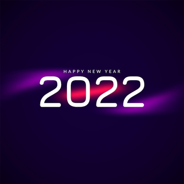 Free vector happy new year 2022 elegant stylish background vector