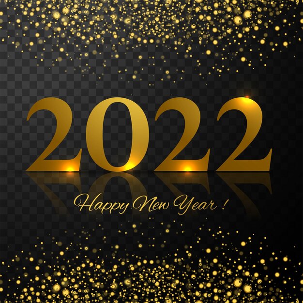 Vettore gratuito fondo di celebrazione di festa del buon anno 2022