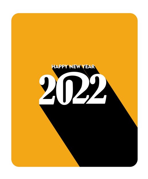 С Новым 2022 годом текст типографии дизайн скороговоркой, векторные иллюстрации.