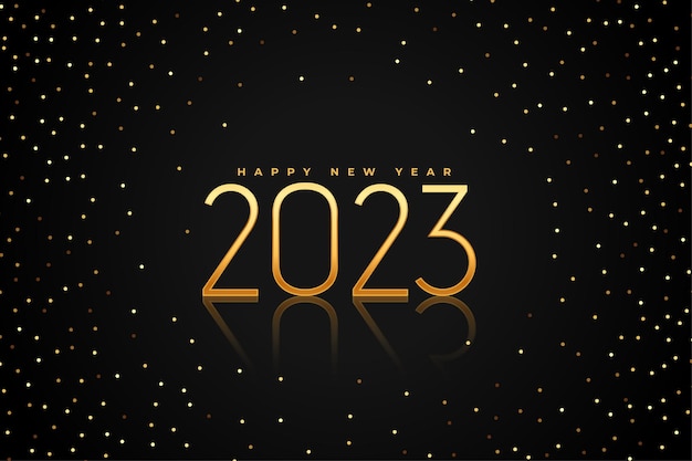 新年あけましておめでとうございます 2023 休日背景の輝き