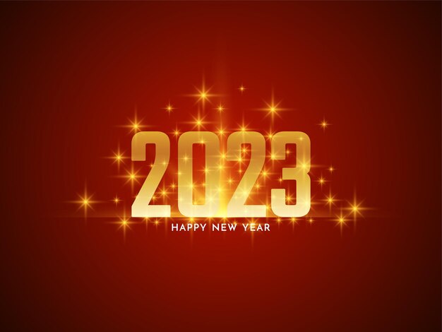 С новым годом 2023 красный цвет фона дизайн