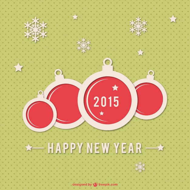 2015年幸せな新年の背景