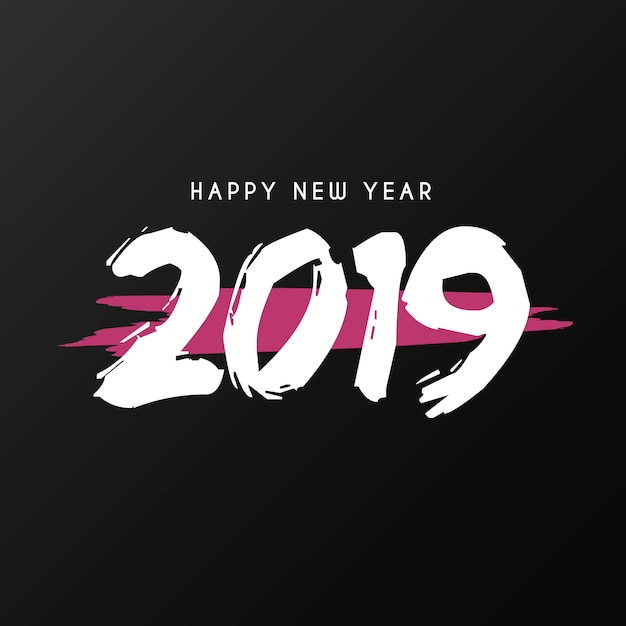 Free vector happy new year background with splash