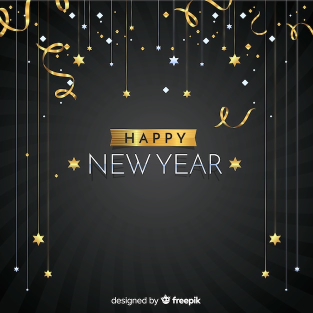 Free vector happy new year background