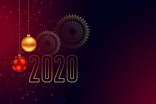 Happy new year celebration greeting card background