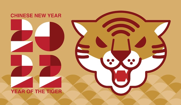 Happy new year, chinese new year, 2022, year of the tiger, cartoon character