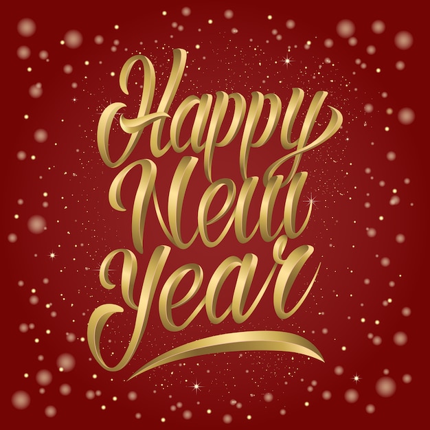 Free vector happy new year