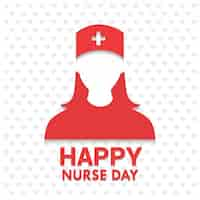 Vettore gratuito happy day nurse