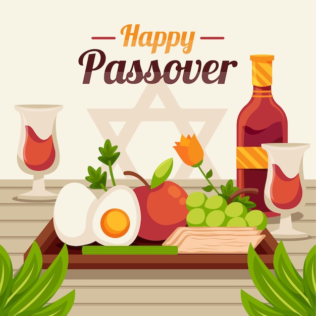 Happy passover event background