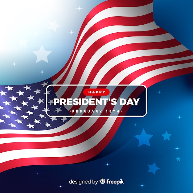 Free vector happy president's day