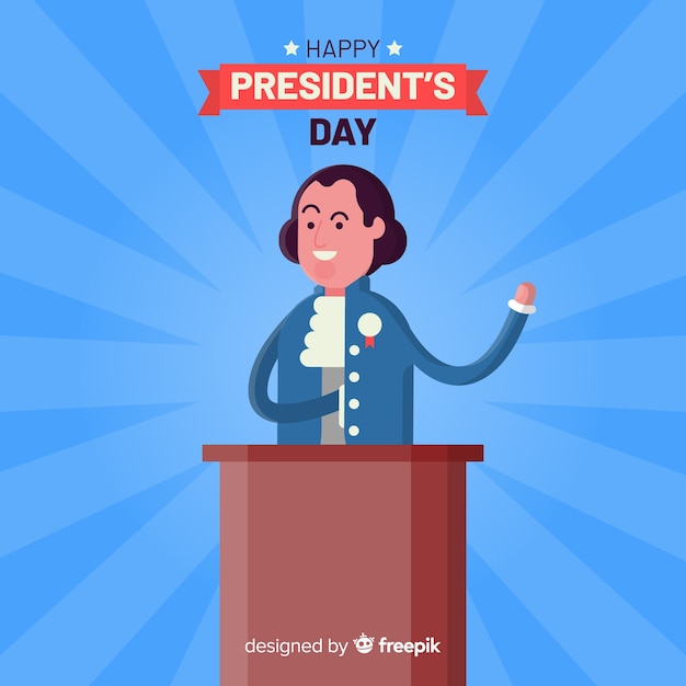 Free vector happy president's day