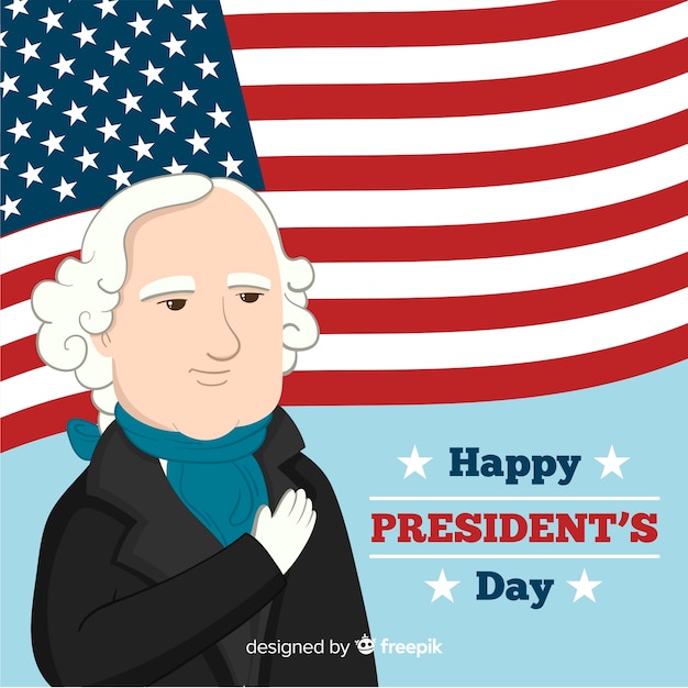 Free vector happy president's day