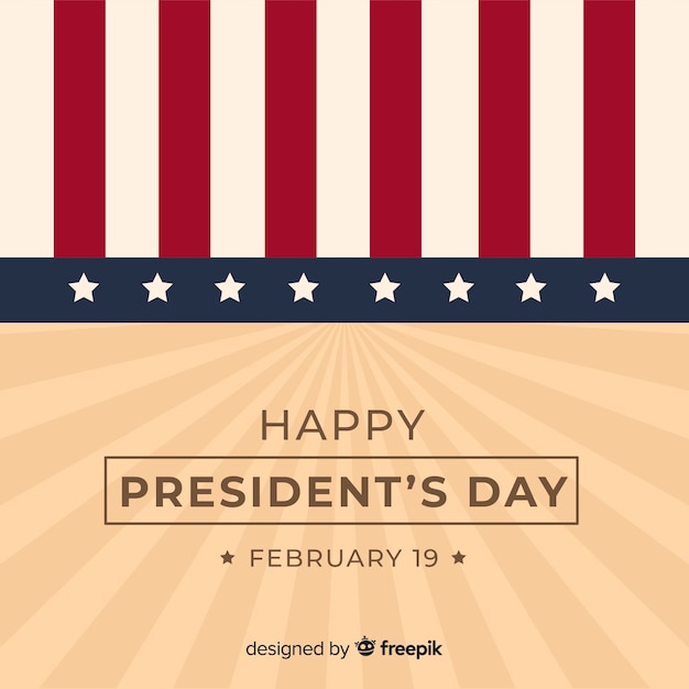 Free vector happy president's day