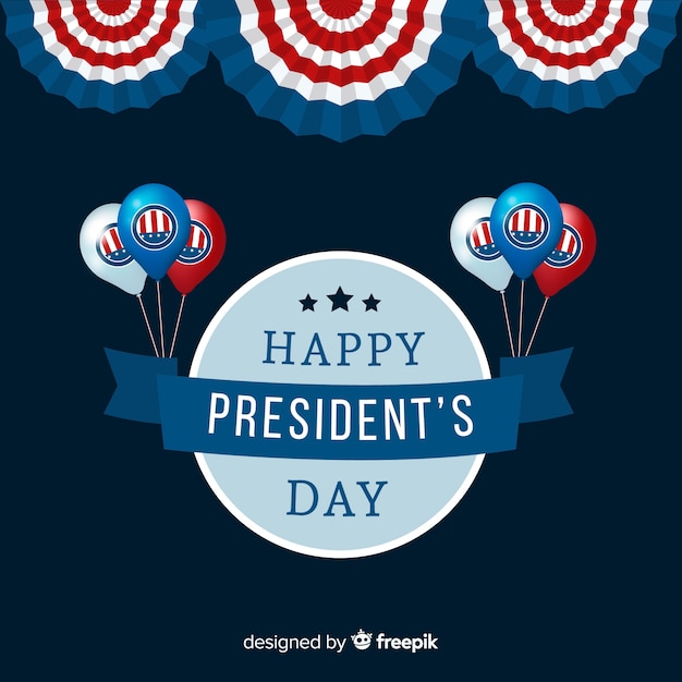 Free vector happy president's day