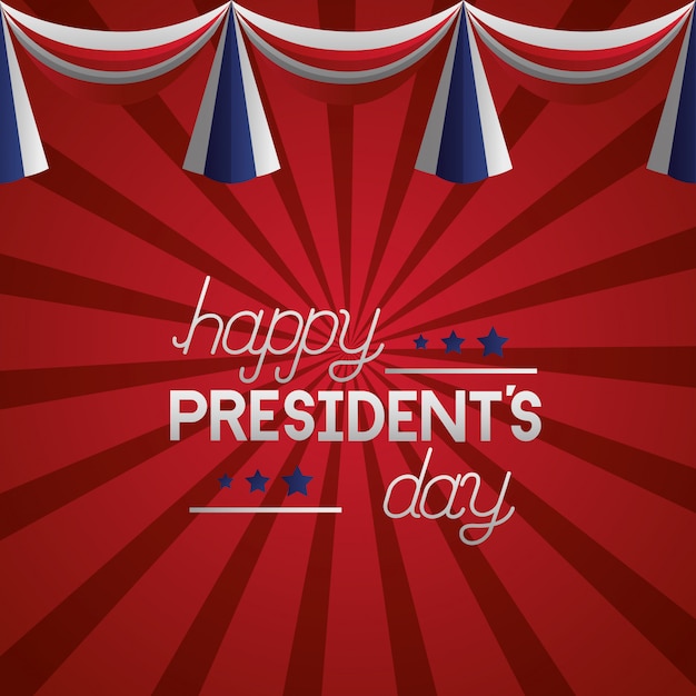 Free vector happy presidents day