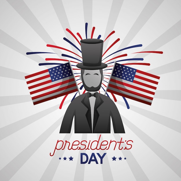 Free vector happy presidents day