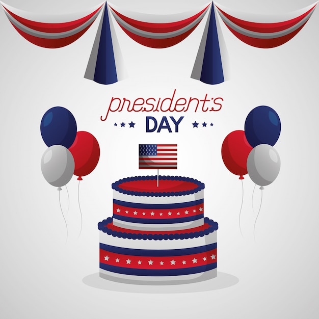 Free vector happy presidents day