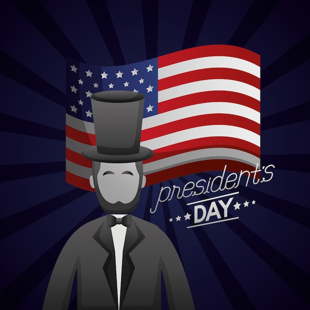 Free vector happy presidents day